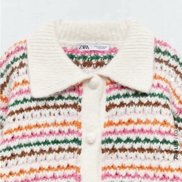 Zara Knit Striped Size S Small Multicoloured Ref: 3859/004 - Picture 7 of 8